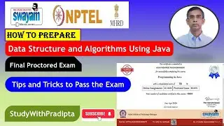 Data Structure and Algorithm Using Java Exam Preparation NPTEL 2024 | Tips & tricks to pass the exam