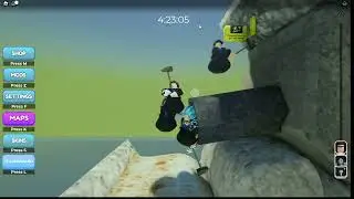 играю в getting over it в roblox(роблокс)