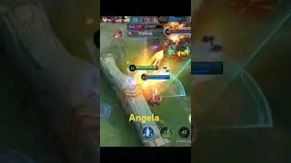 Angela Game Play #mobilelegends #mlbb #angelagameplay #youtubeshorts #shortsvideo #shorts