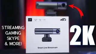 This 2K Webcam Pans, Tilts, & Zooms with Hand Gestures!  Logitech C920 Killer?