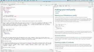 Making your R Markdown Pretty