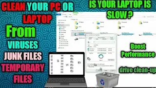 How to boost laptop or PC performance | Disk clean-up | Window 10 | Technical IHQ
