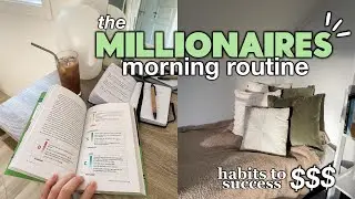 trying the MILLIONAIRE'S MORNING ROUTINE for a week