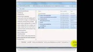 How to Extract Meta Data and Meta-Information from Multiple Files at Once