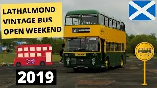 Lathalmond Scottish Bus Museum SVBM Vintage Bus Event Dunfermline [Bus Video] 🚍