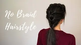 Simple Beautiful No Braid Hairstyle Tutorial | J.M.