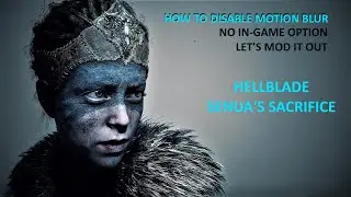 Hellblade Senua's Sacrifice: Disable ONLY Motion Blur with a config tweak