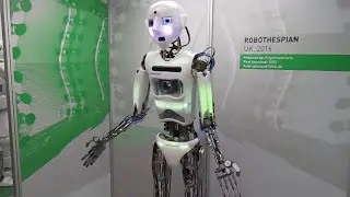 RoboThespian robot in the science museum, London