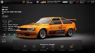 Gran Turismo 7 AE86 Road ATL best Lap