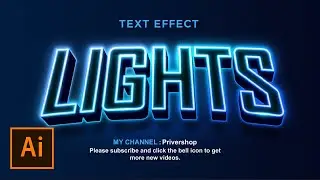 how to create vector text effect on Illustrator