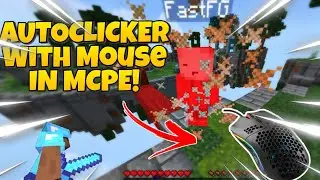 How To AUTOCLICK With Mouse in MCPE!!