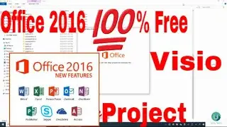 Download & Install Microsoft Office 2016 (With Visio and Project) Free For Windows 10 Arabic+English