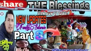 Giving Groceries to Family Saturnio  Part 3//Family Saturnio New Update