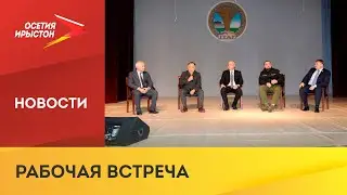Таймураз Тускаев встретился с зампредом Шолбаном Кара-оолом и депутатом ГД Султаном Хамзаевым