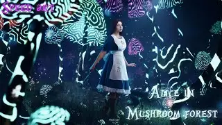 Alice in Mushroom Forest | Alice: Madness Returns cosplay Speed Art