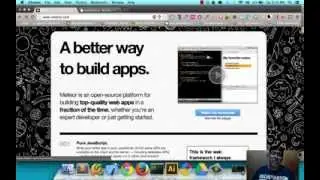 Video 1 MeteorJS: Introducción, instalación y Hello World.