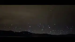 Raw footage of 100 drones in 2-layered autonomous traffic