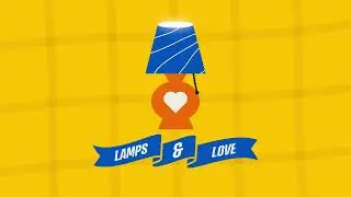 Lamps and Love logo animation in After Effects