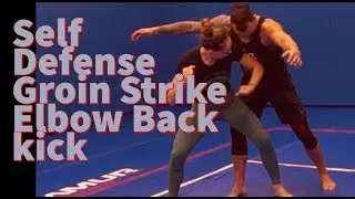 Female groin strike self defense | SamuraiFT