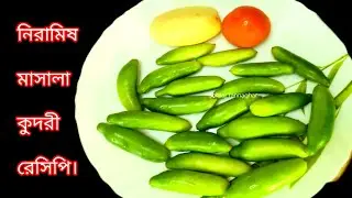 কুন্দ্রির সম্পূর্ণ নতুন নিরামিষ রেসিপি একবার খেলে স্বাদ //কুঁদরী রেসিপি//bengali kudri recipe