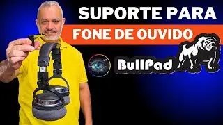BullPad Suporte Para Fone de Ouvido  Headset em Acrílico Auto Adesivo