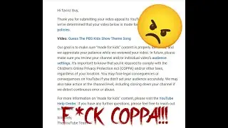 COPPA IS DESTROYING MY CHANNEL