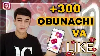 Instagramda podpischik va like yig'sh || 1-SAYT