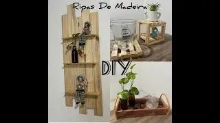 Crafts with Wooden Slats/DIY/Decoration with Wooden Slats