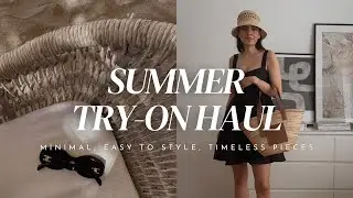 SUMMER TRY-ON HAUL | Sézane, COS, Arket, H&M, Pink Adidas Samba & Stradivarius