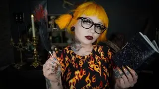 ASMR Witchy Secretary - Grimoire scratching