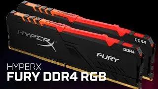 Memoria DDR4 RGB de hasta 3.733MHz – HyperX FURY DDR4 RGB
