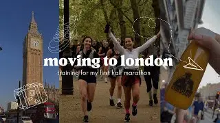 MOVING ACROSS THE WORLD ALONE | HALF MARATHON GOAL, GYMSHARK RUN CLUB, EXPLORING LONDON