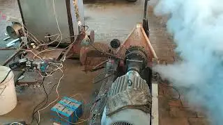 Паровой роторный двигатель (steam rotary engine) - работа с генератором на 5 квт
