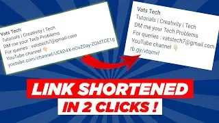 How to Shorten a Link | *Easy Method* | Convert Long Links to Short Link