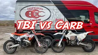 TBI vs Carb | XTNG Carb First Ride | Peach Valley | Highland Cycles