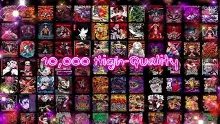 Mega Anime Pack: 10,000 High-Quality Designs and Logo