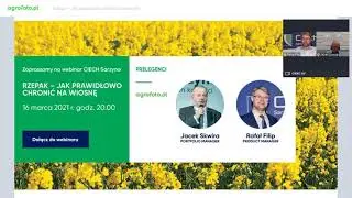 Rzepak – jak prawidłowo chronić na wiosnę? Webinar z CIECH Sarzyna