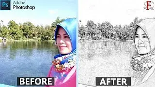 Tutorial Mudah Membuat foto Sketsa Pensil di Photoshop cs6
