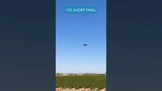 COOL APPROACH BEFORE LANDING #f35lightning #fighterjets #shorts