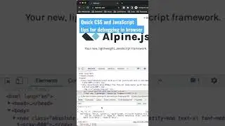 Quick CSS/JavaScript tips for debugging in browser. 