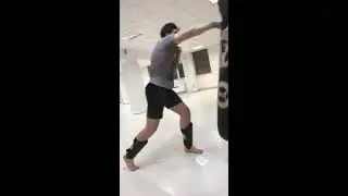 Straight right leisure technique