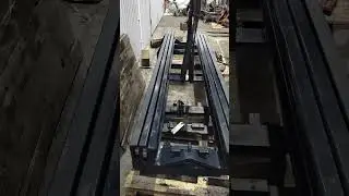 ремонт трехсекционной мачты после опрокидывания