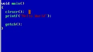 [ C Programming Language ] Tutorial. Part-A : Lecture-3: Hello World