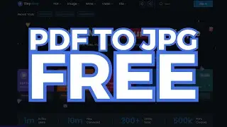 How to Convert a PDF file to JPG for FREE