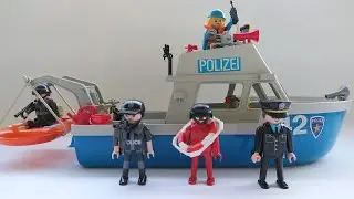 Playmobil Police Boat 80's - Vintage toys - Playmobil set 3539 | Jimmy & friends