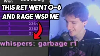 This Ret RAGE WHISPERED Me After Going 0-6 | Aeghis WoW Arena