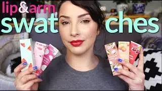 Colourpop Just A Tint lip & arm swatches