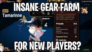 INSANE BEGINNER GEAR FARM? [Epic Seven]