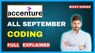 All Recent🔥 | Accenture Today coding questions | Accenture Assessment test 2024