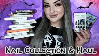 Gothic / Horror Press On Nail Collection & Haul - TEMU & SHEIN - Lunalily 2025